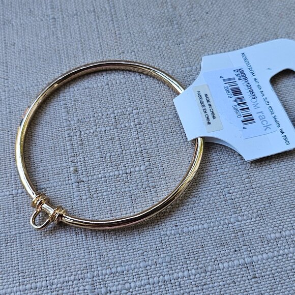 14th & union Girls Bracelet Gold Tone Fashion Wrist Band Bangle Jewelry New - Picture 3 of 11